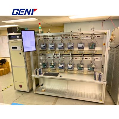 Buon prezzo banco di prova del contatore stazionario per la prova del contatore di energia a più posizioni in linea